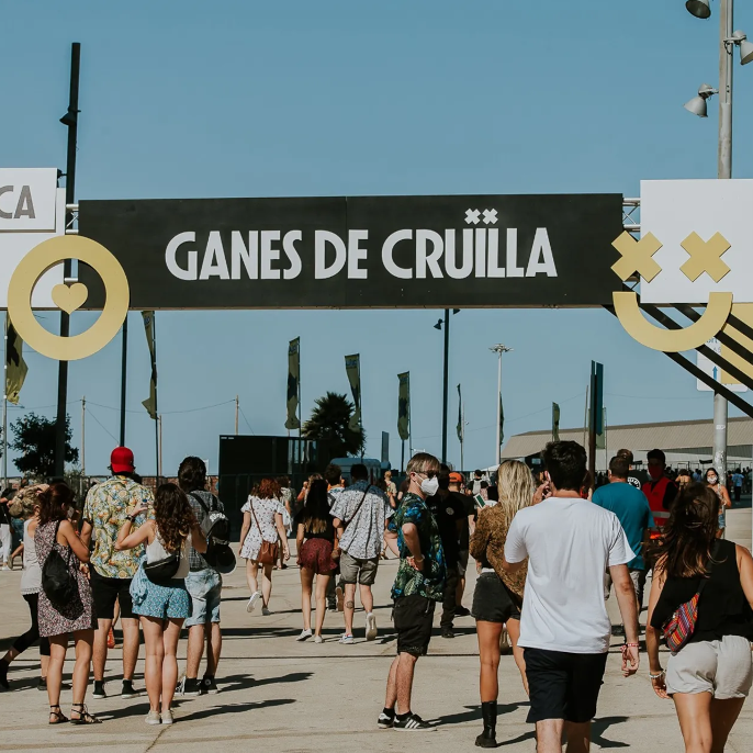 Entrance to the Cruïlla Festival.