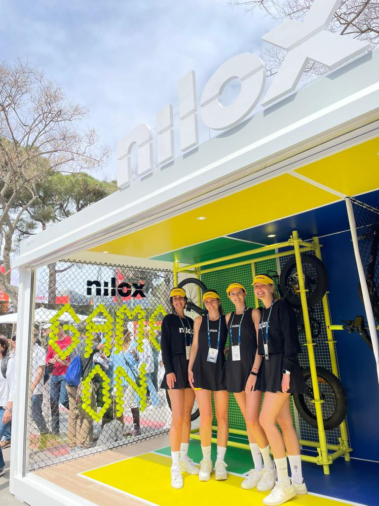 The promoters did an excellent job promoting Nilox products.