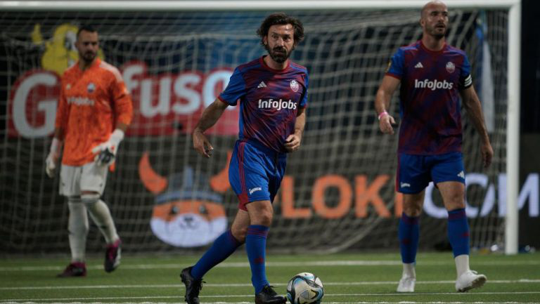 Andrea Pirlo debutó en la Kings League